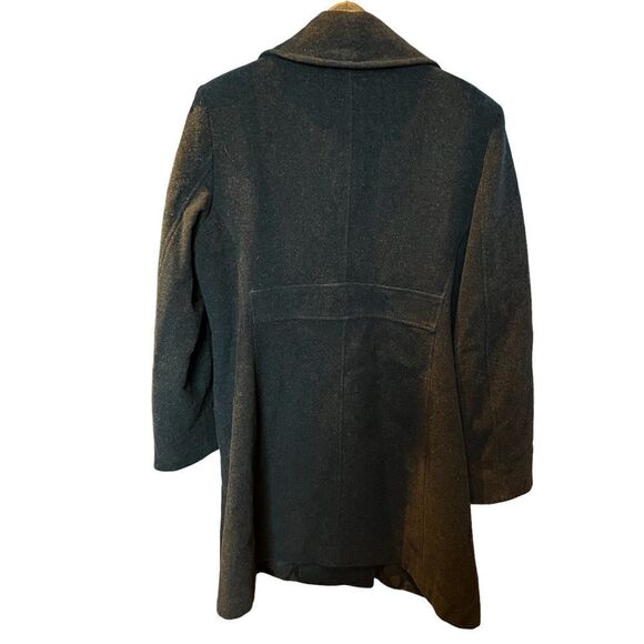 Anne Klein Peacoat Women's Large Dark Grey Wool - Picture 2 of 10